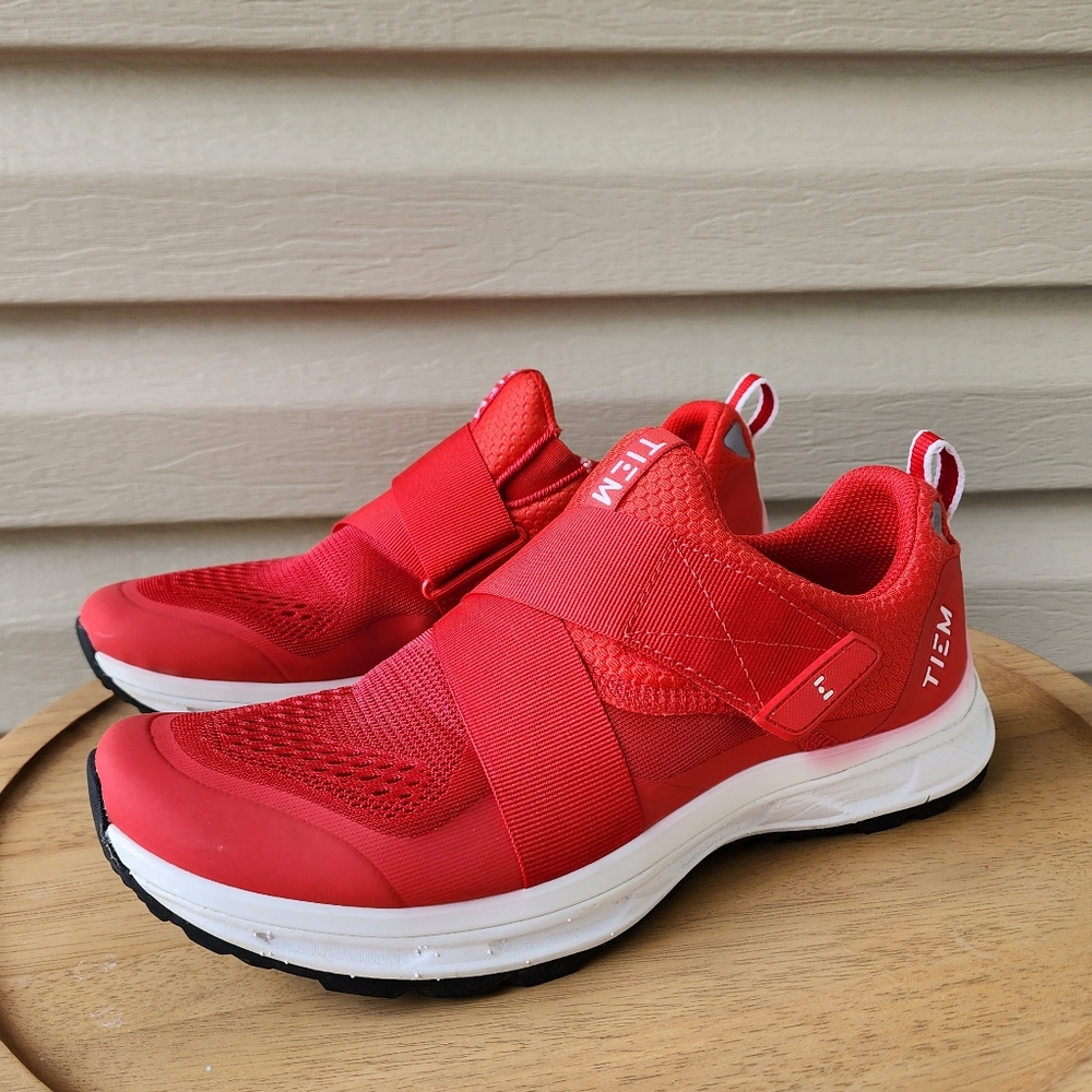 TIEM cycling red shoes women's 8.5